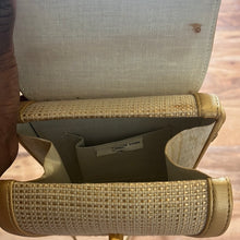 Load image into Gallery viewer, 10-17-23 gold straw crossbody
