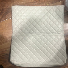 Load image into Gallery viewer, 11-14-23 cream quilted fold  over purse
