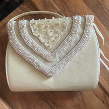 Load image into Gallery viewer, 10-17-24 cream beaded crossbody JR
