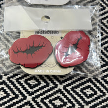 Load image into Gallery viewer, 1-17-23 acrylic lip earrings
